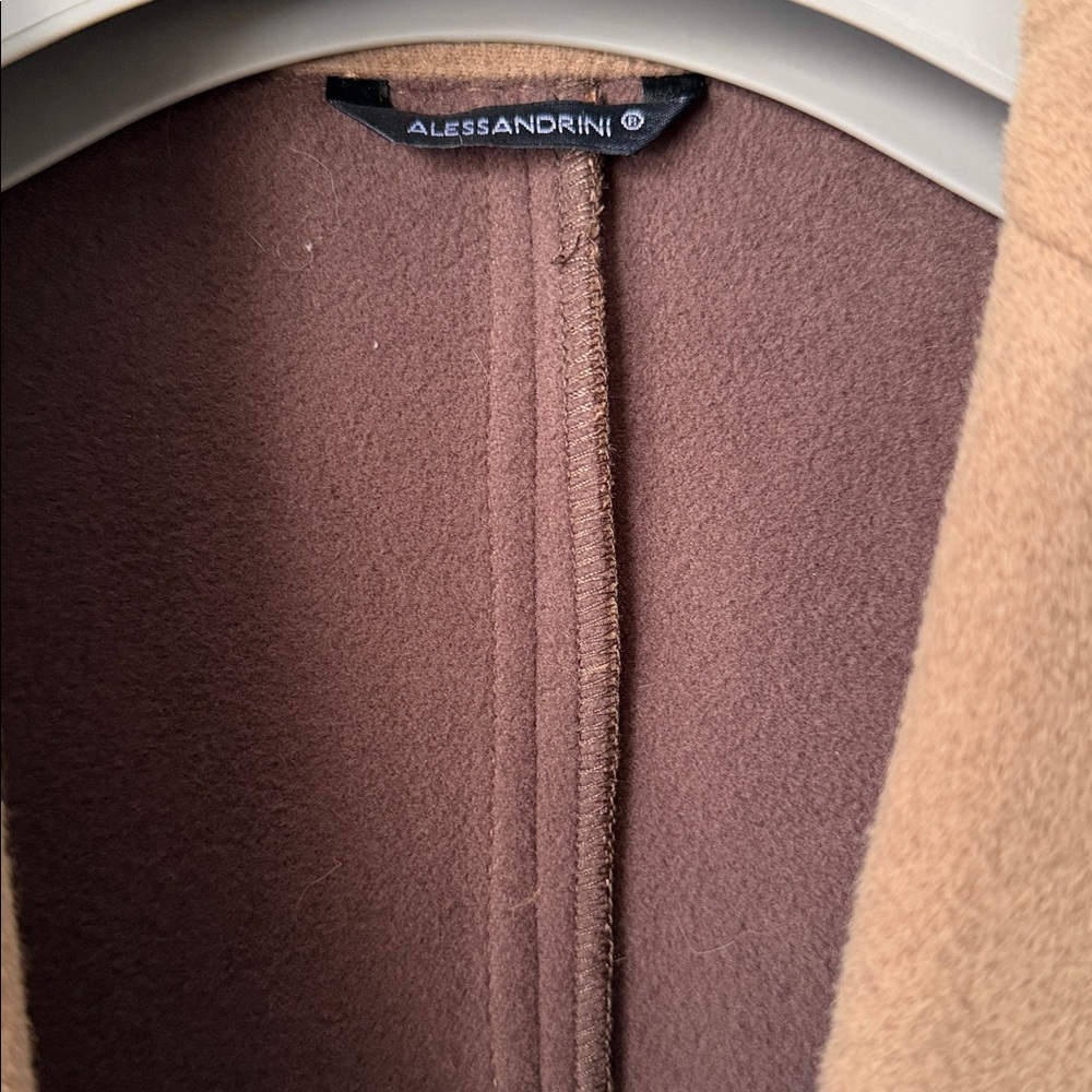 🔥🔥🔥Grey Daniele Alessandrini Men's Car Coat, coffee/ brown size M/L - Picture 11 of 12